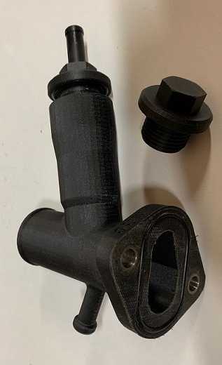 Pipe sortie eau culasse